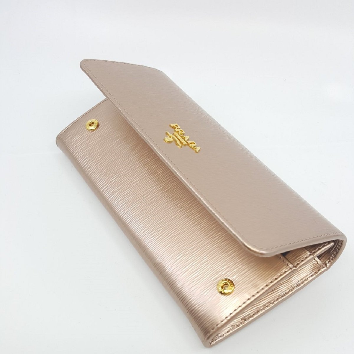 Prada Portafoglio Pattina Cipria Mordore Vitello Move 1MH132