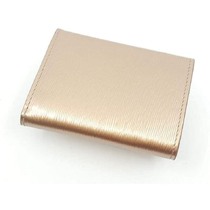 Prada Cipria Metallic Gold Vitello Move Leather Wallet 1MH021