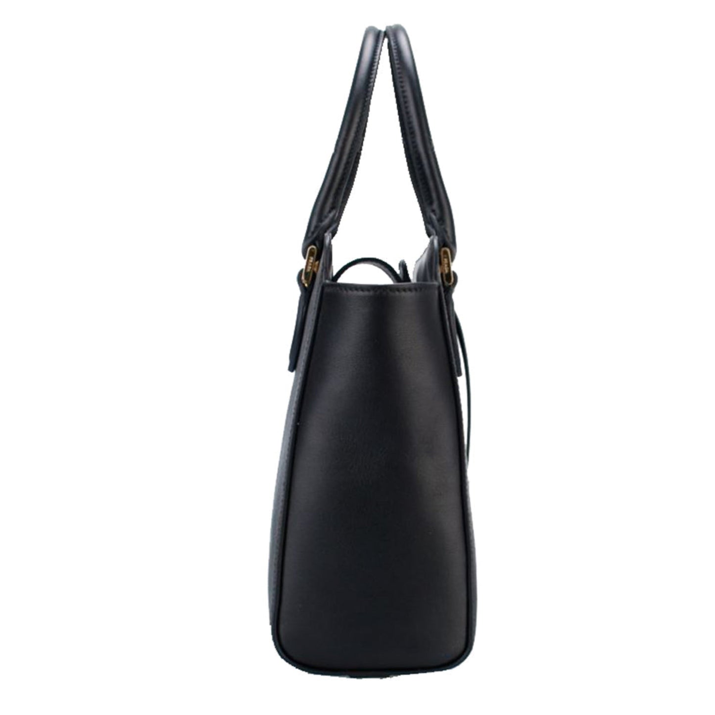 Prada Saffiano Borsa Black Leather Shoulder Tote Handbag