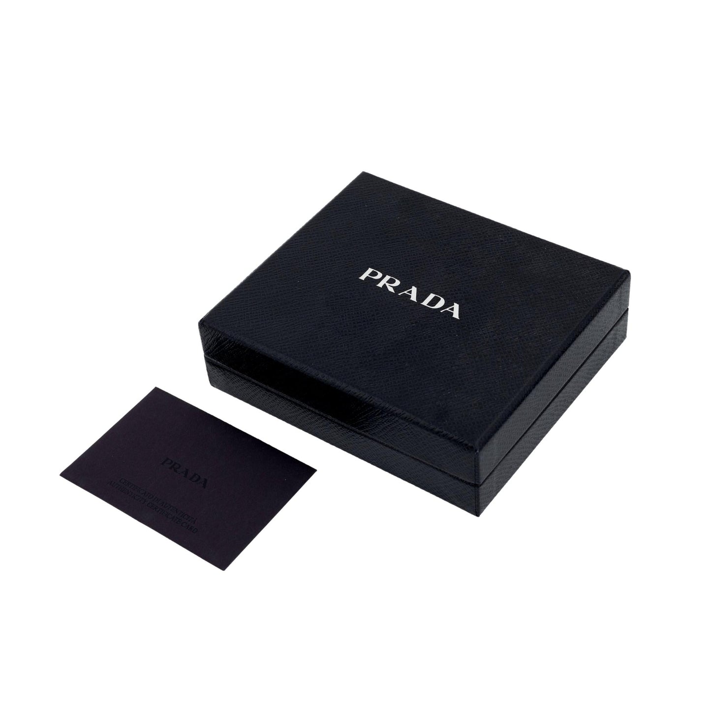 Prada Saffiano Leather Giada Turquoise Small Zip Cardholder Wallet