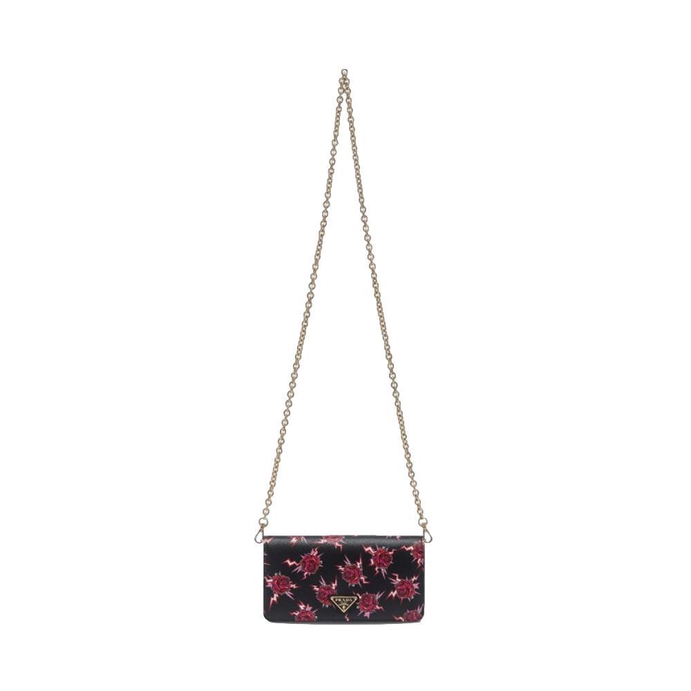 Prada Saffiano Rose Small Lacca Leather Handbag 1DH044