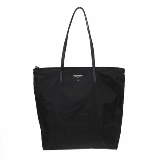 Prada Tessuto Nylon Black Shopping Tote 1BY300