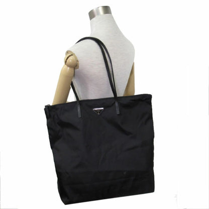 Prada Tessuto Nylon Black Shopping Tote 1BY300