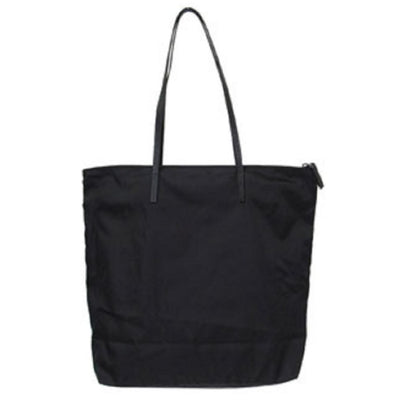 Prada Tessuto Nylon Black Shopping Tote 1BY300