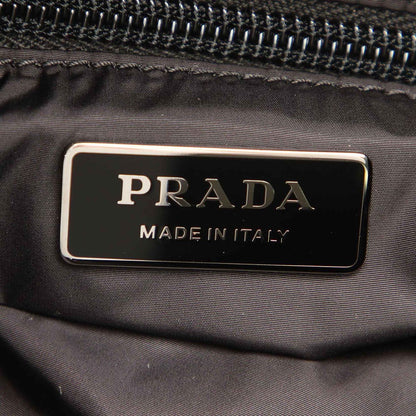 Prada Tessuto Nylon Black Shopping Tote 1BY300