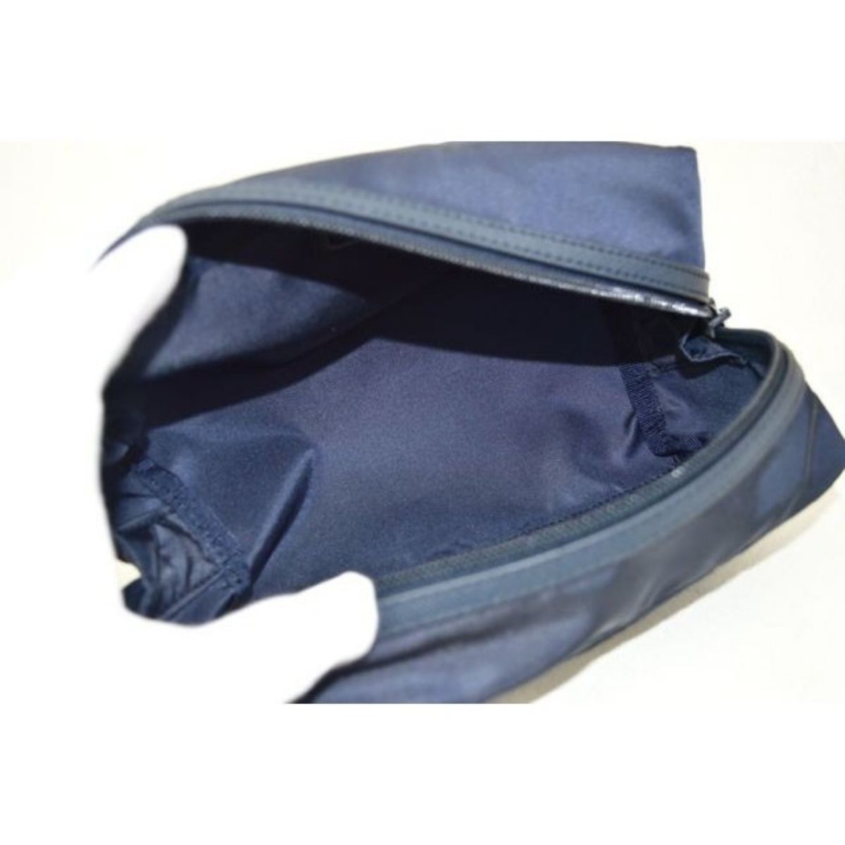 Prada Tessuto Nylon Mens Necessaire Toiletry Travel Bag Blue 2NA028