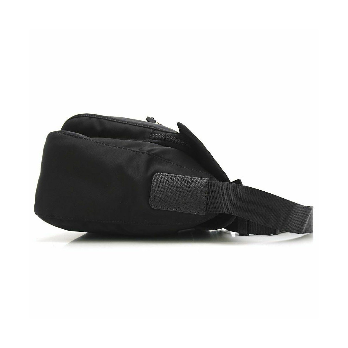 Prada Re Edition Nylon Tessuto Saffiano Leather Black Messenger Bag