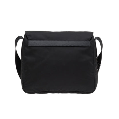 Prada Re Edition Nylon Tessuto Saffiano Leather Black Messenger Bag