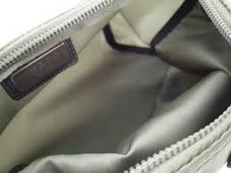 Prada Tessuto Nylon Triangle Logo Small Toiletry Case Argilla Grey 1NA011