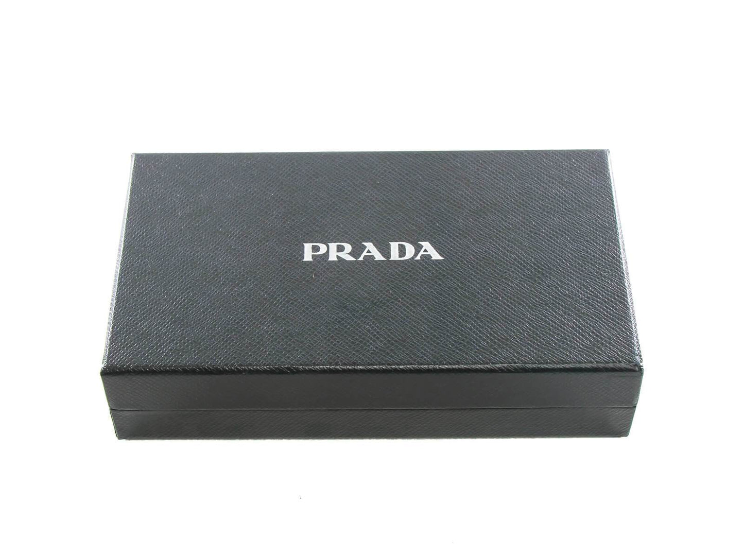 Prada Trick in Pelle Nero Black Dress Wendy Doll Leather Keychain