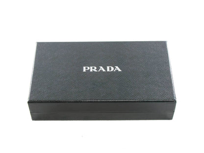 Prada Trick Pelle Saffiano Black PRADA Key Chain Charm 2TL253