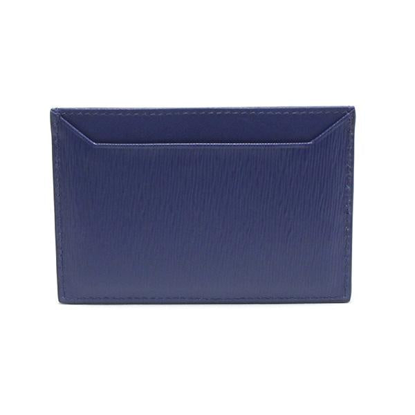 Prada Vitello Move Leather Bluette Blue Card Holder 1MC208