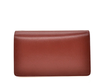 Prada Vitello Move Rubino Red Leather Crossbody Wallet Handbag 1BP016