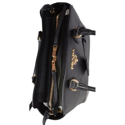 Prada Vitello Phenix Black Small Crossbody Satchel Handbag 1BA205