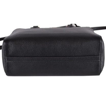 Prada Vitello Phenix Black Small Crossbody Satchel Handbag 1BA205