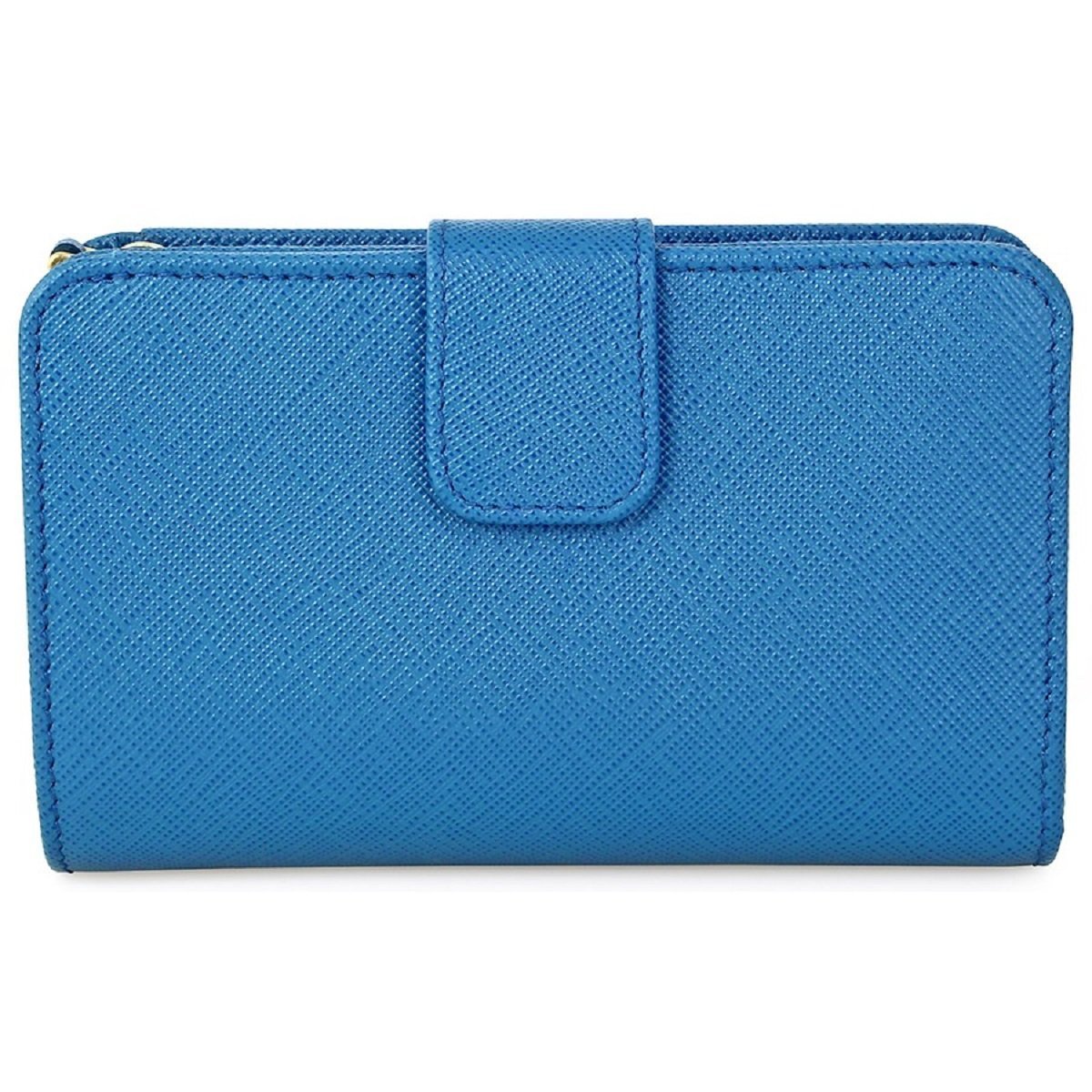 Prada Women's Cobalt Blue Vitello Move Wallet 1ML225
