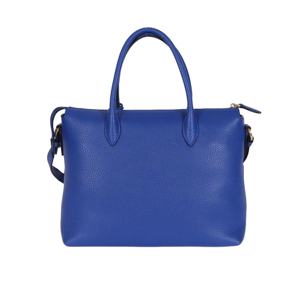 Prada Women's Royal Blue Vitello Phenix Leather Crossbody Handbag 1BA063