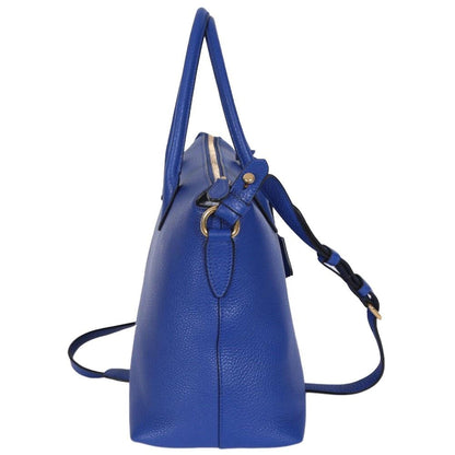 Prada Women's Royal Blue Vitello Phenix Leather Crossbody Handbag 1BA063
