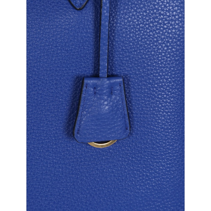 Prada Women's Royal Blue Vitello Phenix Leather Crossbody Handbag 1BA063