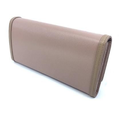 Prada Women's Snap Closure Wallet Cammeo Beige Detachable ID Card 1MH132
