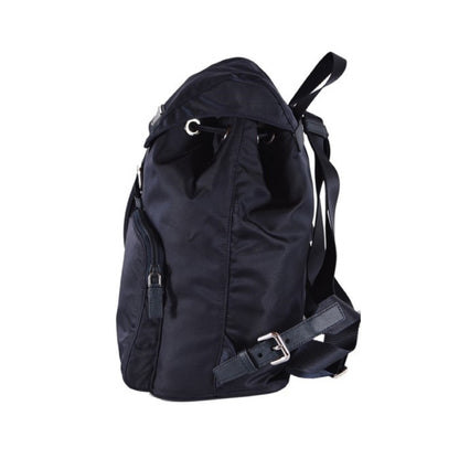 Prada Zainetto Navy Tessuto Nylon Leather Trim Backpack Rucksack 1BZ005