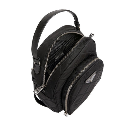 Prada Zaino Black Tessuto Nylon Quilted Backpack 1BZ066
