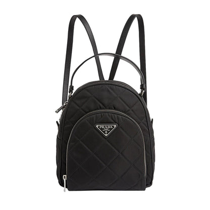 Prada Zaino Black Tessuto Nylon Quilted Backpack 1BZ066
