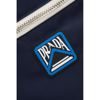 Prada Zaino Navy Tessuto Nylon Drawstring Backpack 2VZ030