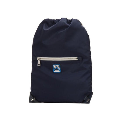 Prada Zaino Navy Tessuto Nylon Drawstring Backpack 2VZ030