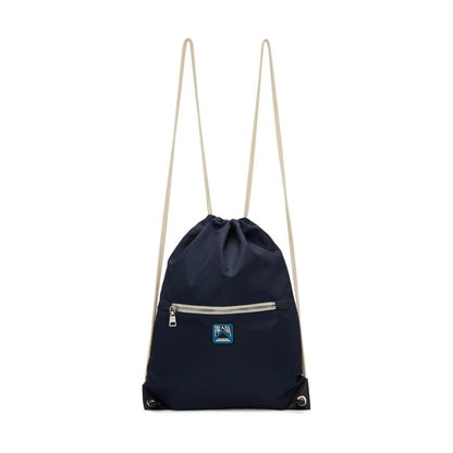 Prada Zaino Navy Tessuto Nylon Drawstring Backpack 2VZ030