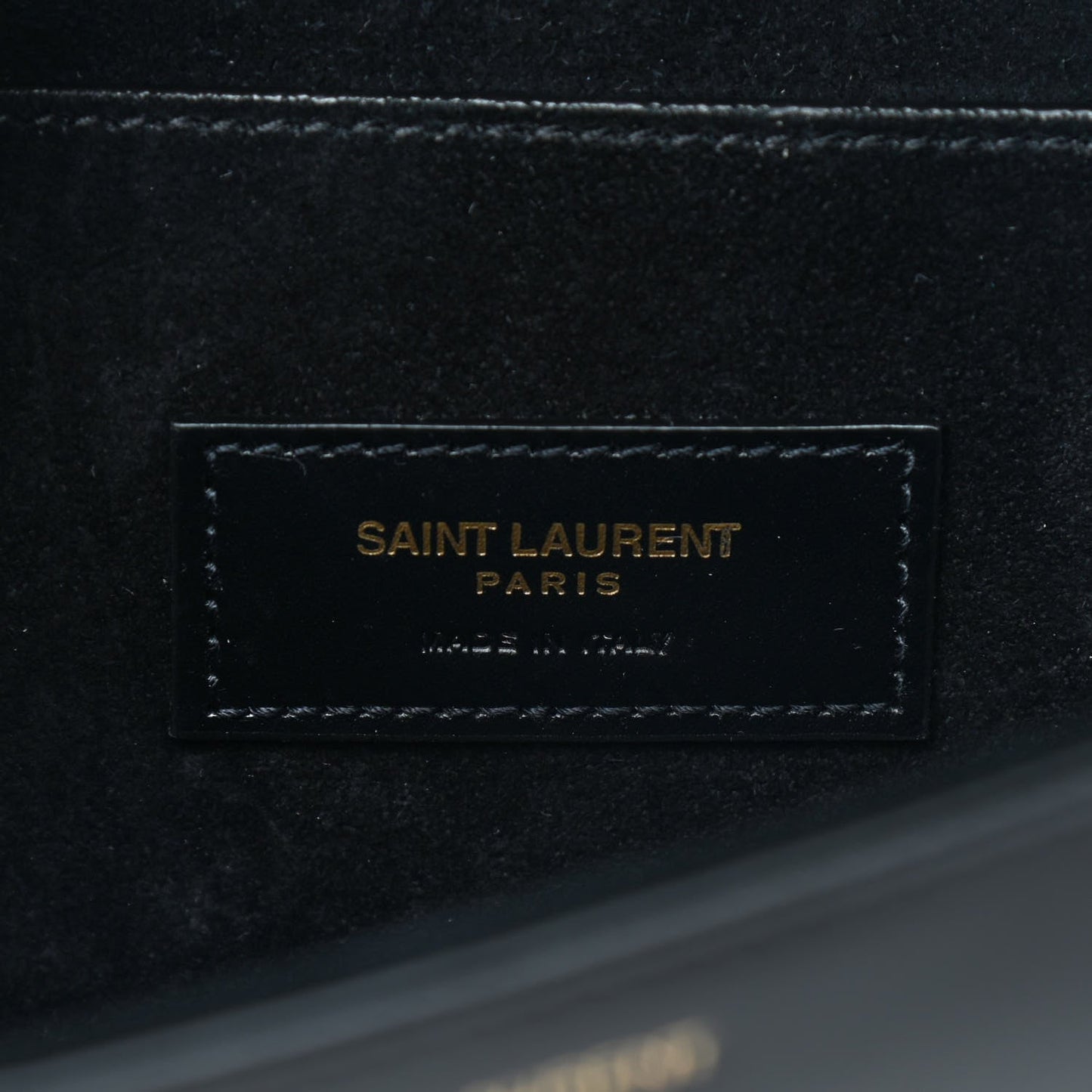 Saint Laurent Boston Lux Monogram Black Leather Shoulder Bag 601312