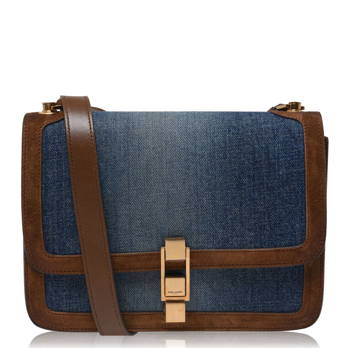 Saint Laurent Carre Denim Bag