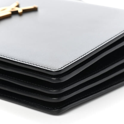 Saint Laurent Boston Lux Monogram Black Leather Shoulder Bag 601312
