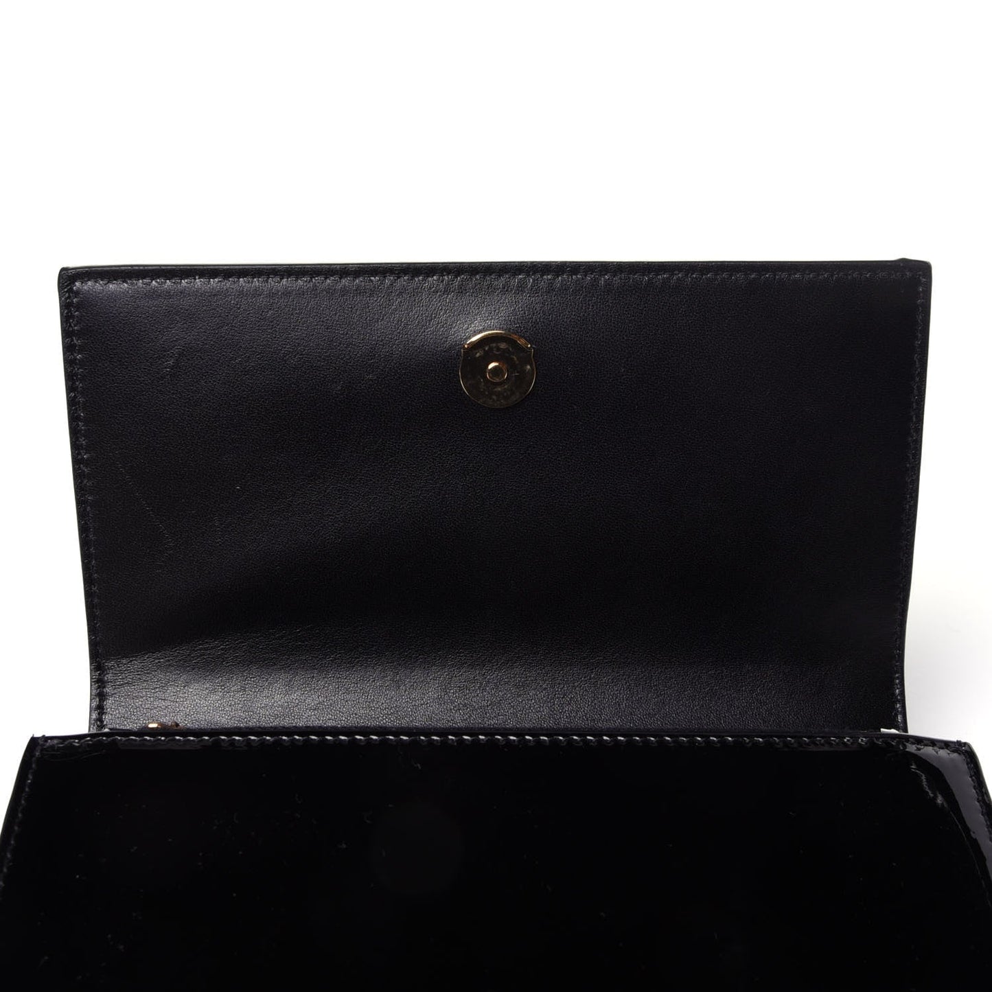 Saint Laurent Kate Black Patent Leather Monogram 85/34 Belt Bag 534395