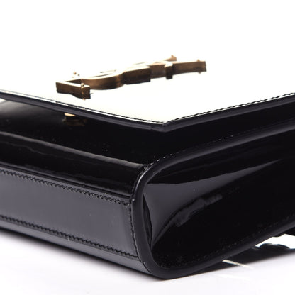 Saint Laurent Kate Black Patent Leather Monogram 85/34 Belt Bag 534395