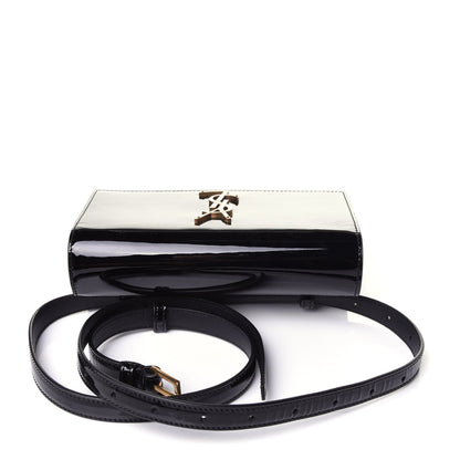 Saint Laurent Kate Black Patent Leather Monogram 85/34 Belt Bag 534395