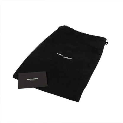 Saint Laurent Kate Black Suede Monogramme Embroidered Parrots 471286