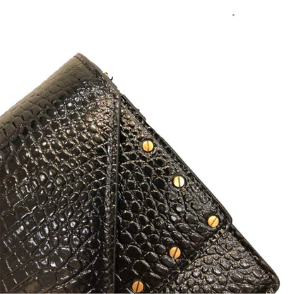 Saint Laurent Margaux Crocodile Leather Crossbody Bag 578056