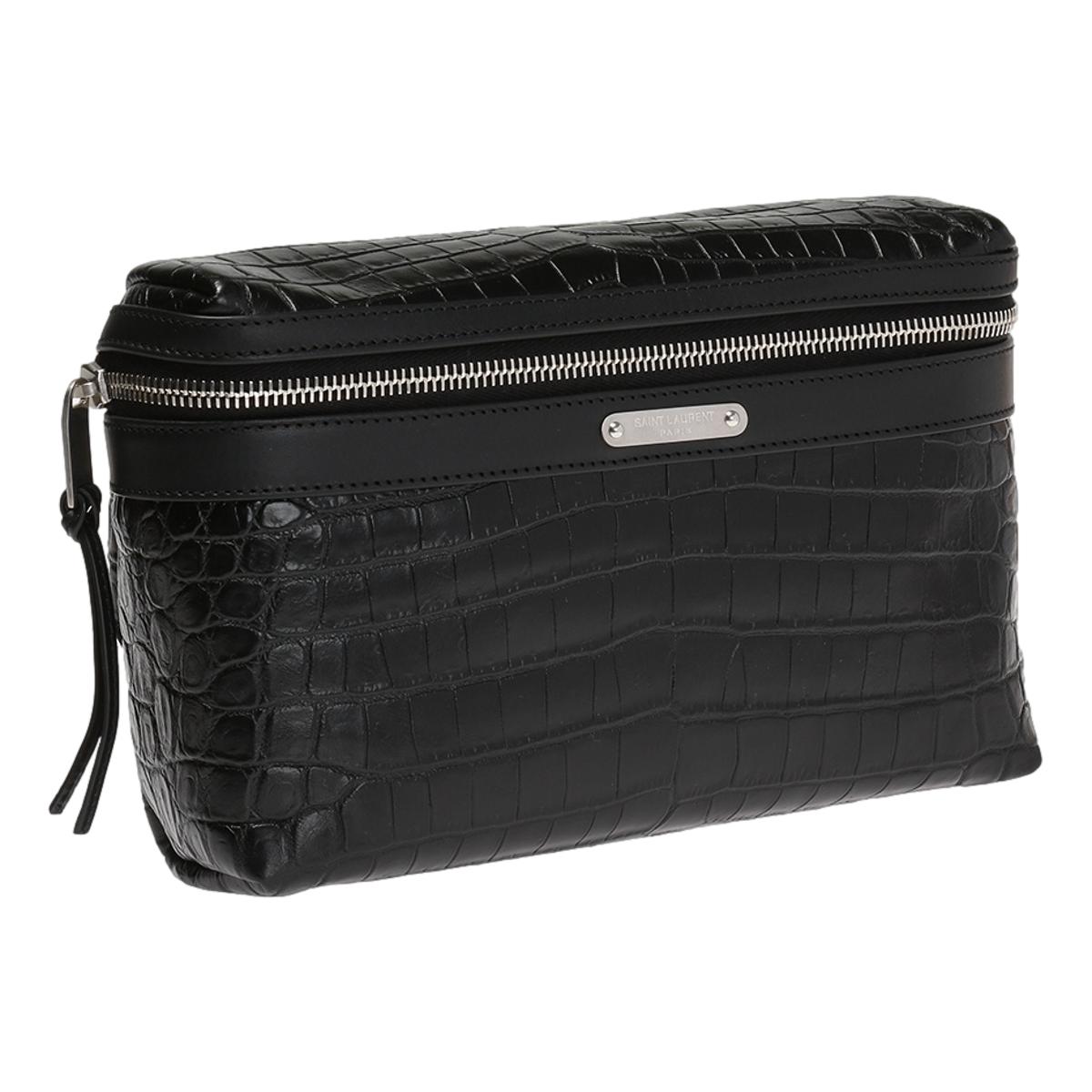 Saint Laurent Marisupio Croc Print Belt Bag 505973
