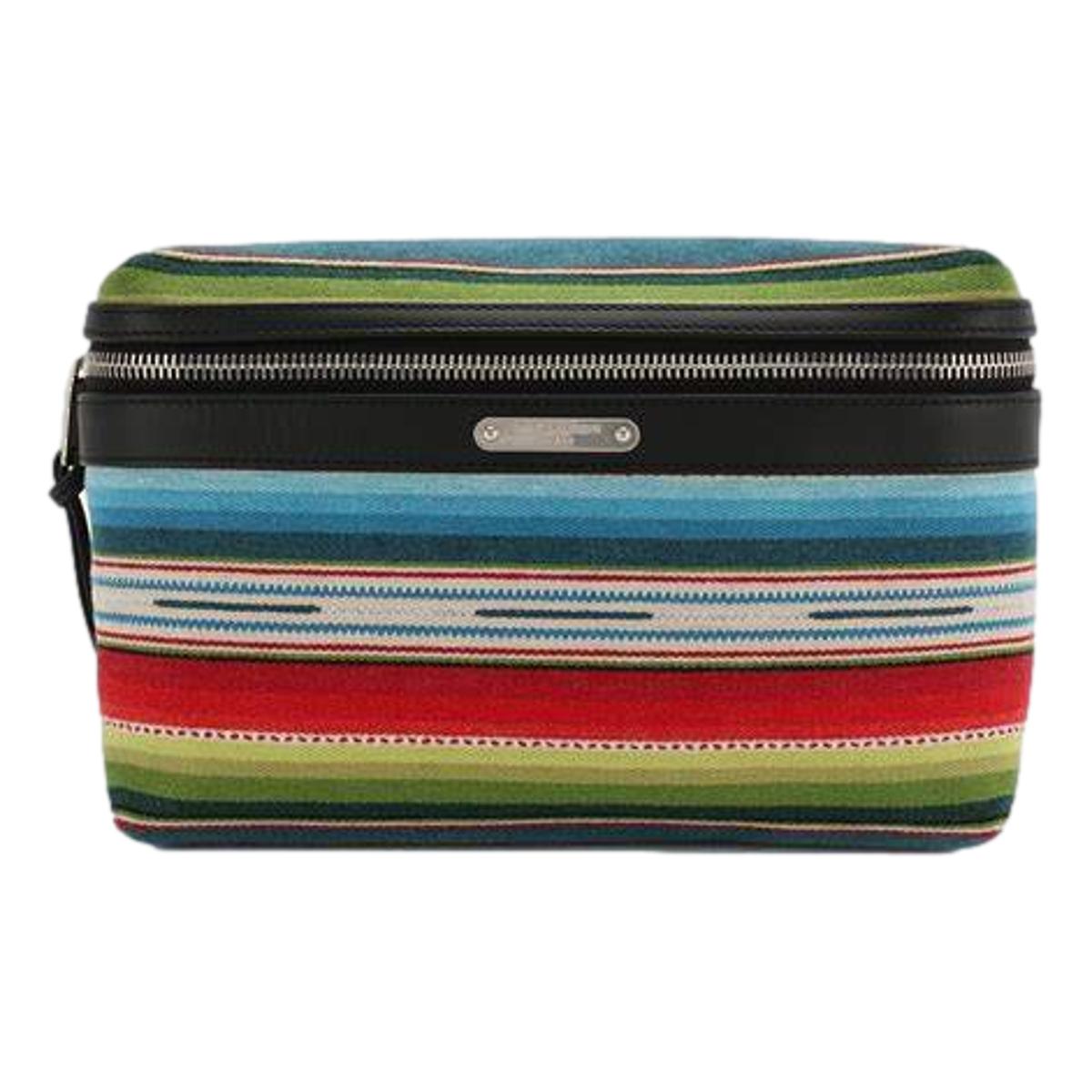Saint Laurent Marisupio Tika Toile Canvas Belt Bag 505973