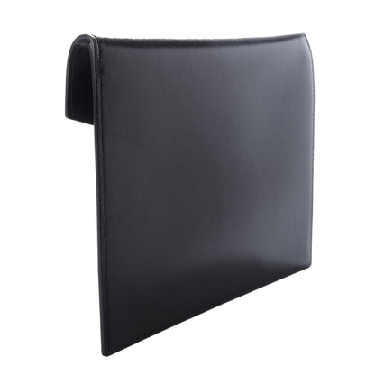 Saint Laurent Uptown Black Leather Shiny Monogram Small Pouch 565733