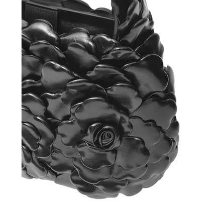 Valentino Garavani Atelier Bag 03 Black Leather Oro Rose Edition Hobo Bag