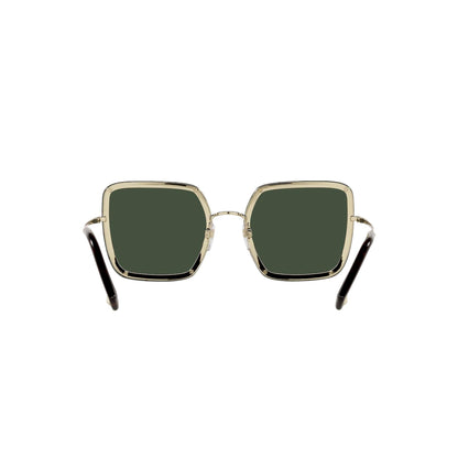 Valentino Garavani Green Studded Titanium Sunglasses