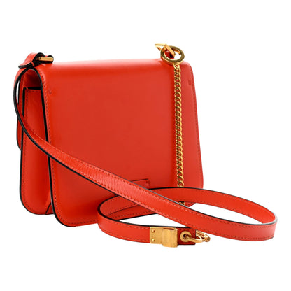 Valentino Garavani VSling 2 Way Orange Leather Crossbody Bag