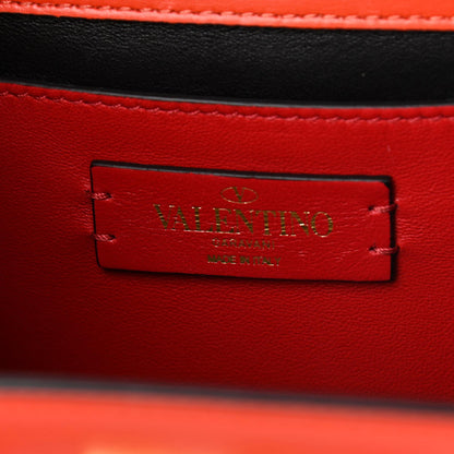 Valentino Garavani VSling 2 Way Orange Leather Crossbody Bag