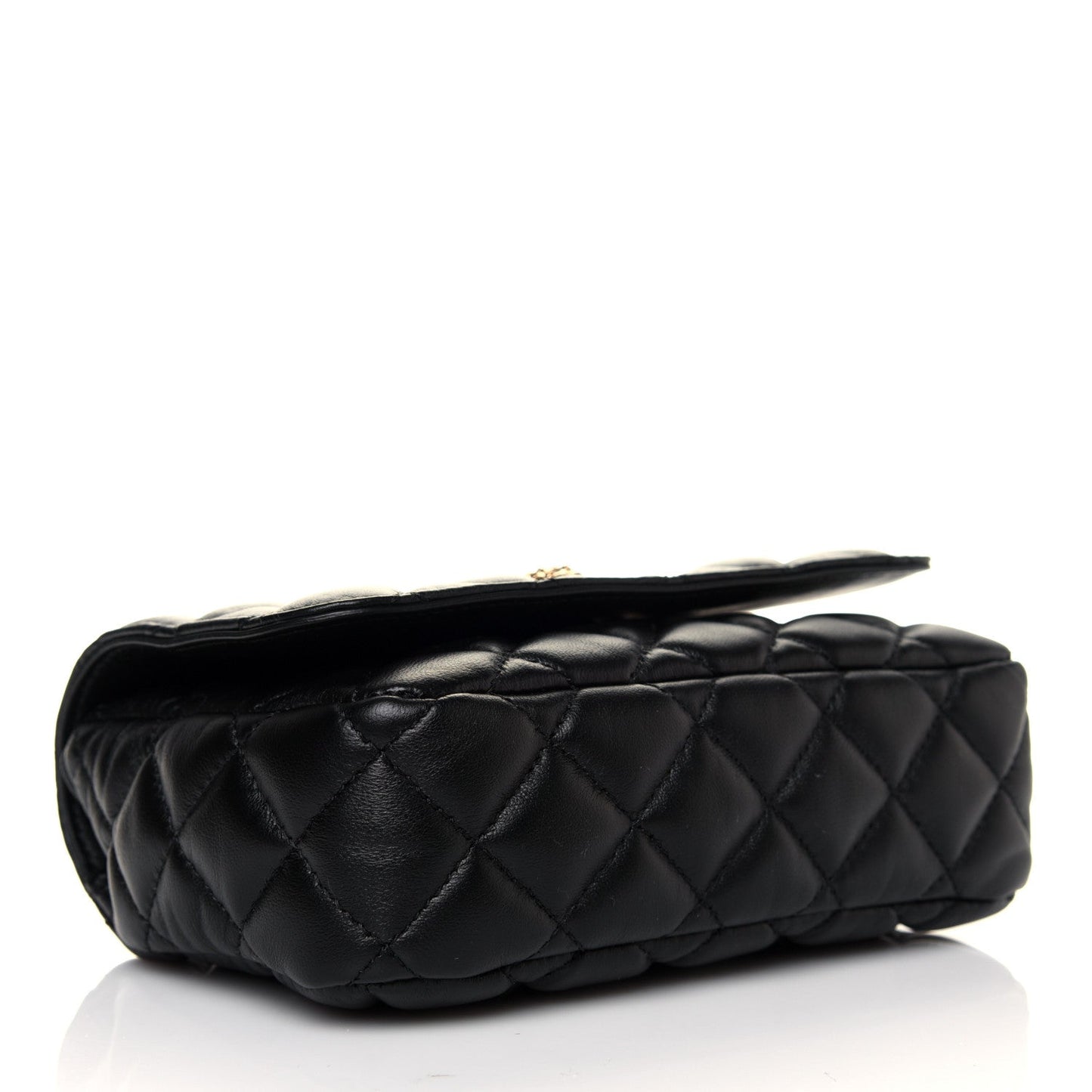 Versace Medusa Nappa Quilted Black Leather Chain Crossbody DBFI163S